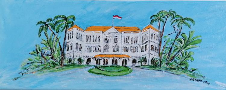 Raffles Hotel Singapore, de Wabyanko . The Art Cycle