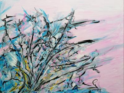 Reveil Wake up abstraction, de Wabyanko . The Art Cycle