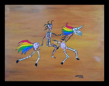 Riding Unicorn, de Wabyanko . The Art Cycle