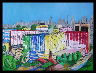 Rochor centre Singapore, de Wabyanko . The Art Cycle