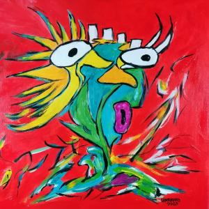Un oiseau dans ma tête, de Wabyanko . The Art Cycle