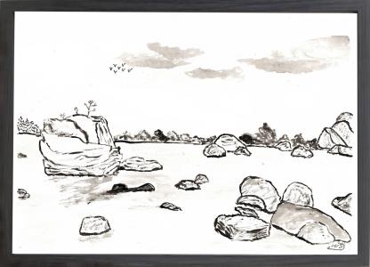 Au bord de l eau, de Marie Pelegrin The Art Cycle
