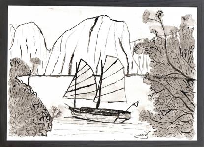 Sur l eau, de Marie Pelegrin The Art Cycle