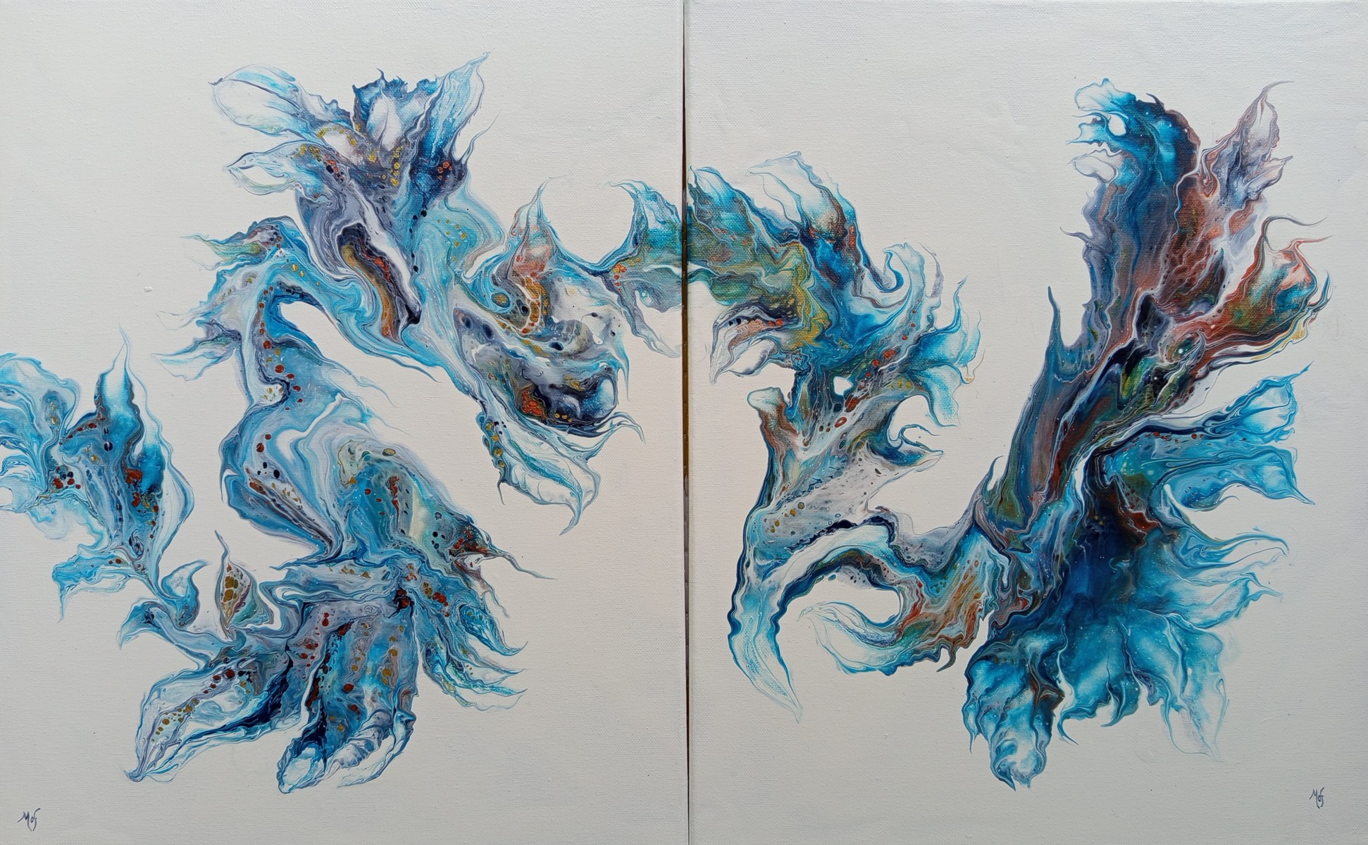 Divagations 1, de Mof Fluid Art The Art Cycle