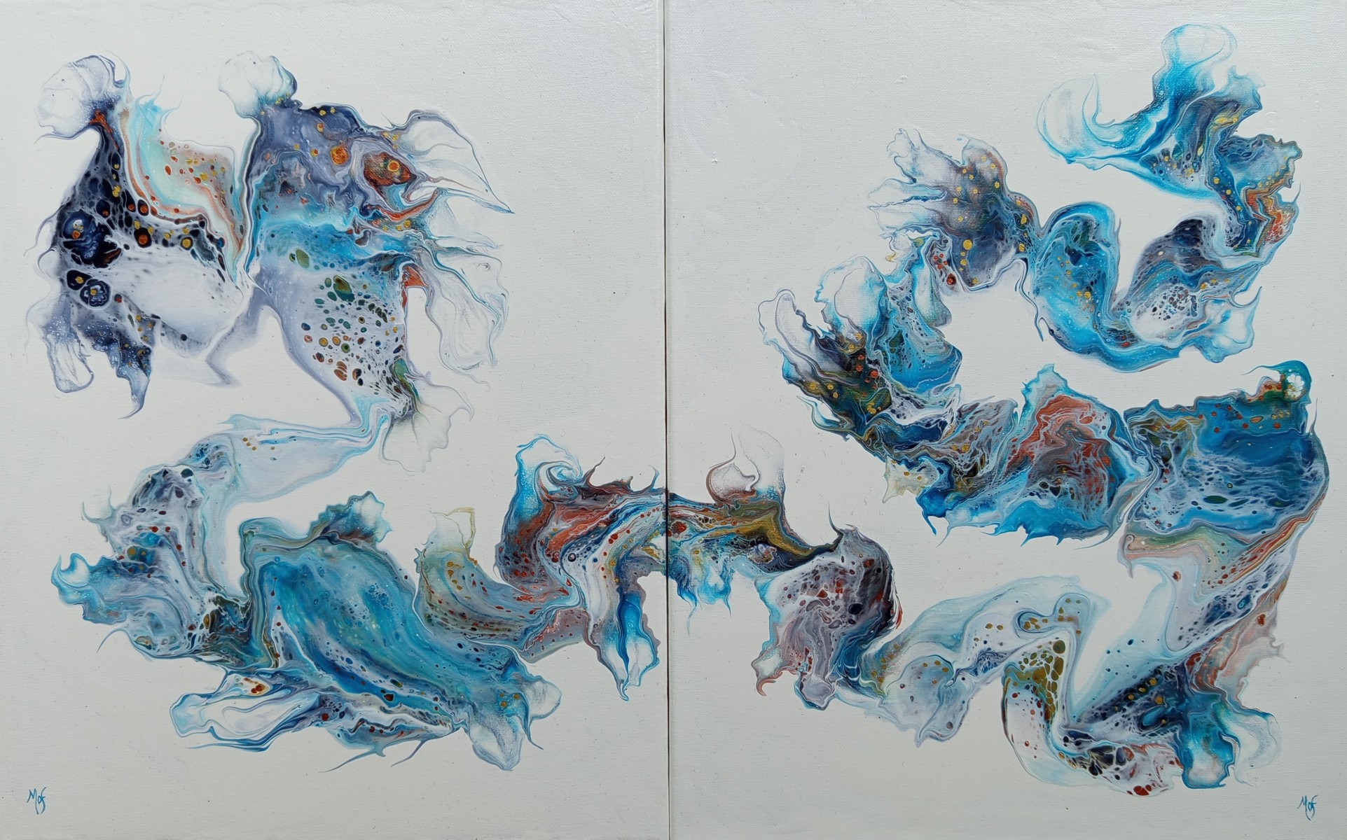 Divagations 2, de Mof Fluid Art The Art Cycle