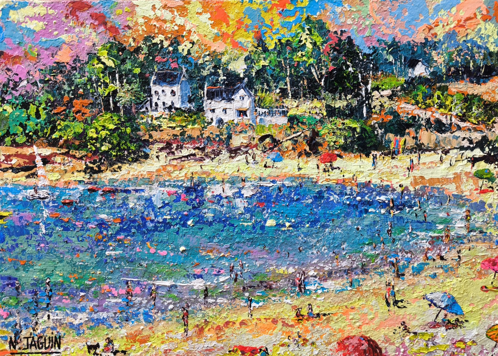Le bonheur bleu 9, de Nathalie Jaguin The Art Cycle
