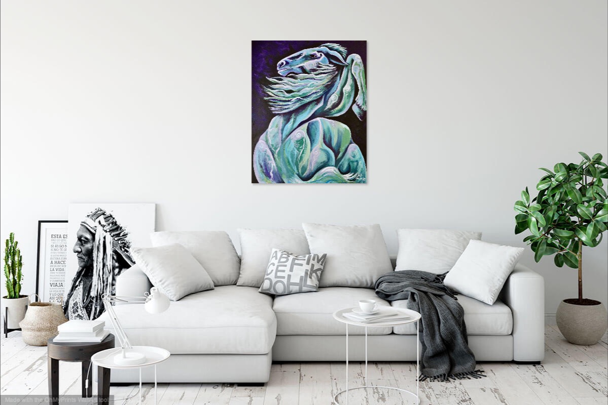 nellafauve chevaldansleregarddelhomme peinture abstraitanimaux theartcycle photo_situation.jpg The Art Cycle