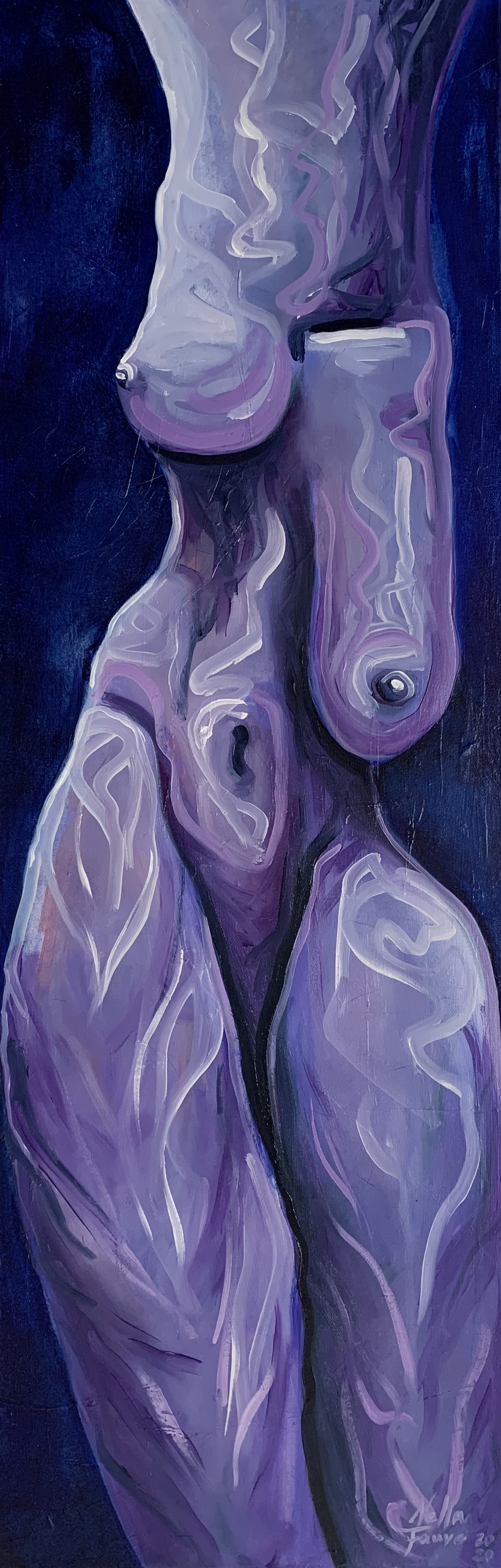 nellafauve purplevenus peinture abstrait theartcycle photo_principale.jpg The Art Cycle