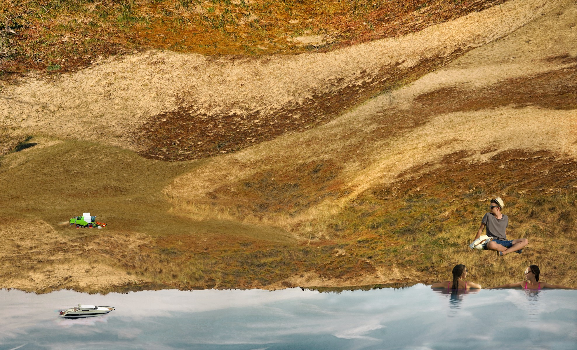 Paysage inversé 31 sur 35, de Nicolas Lespagnol The Art Cycle