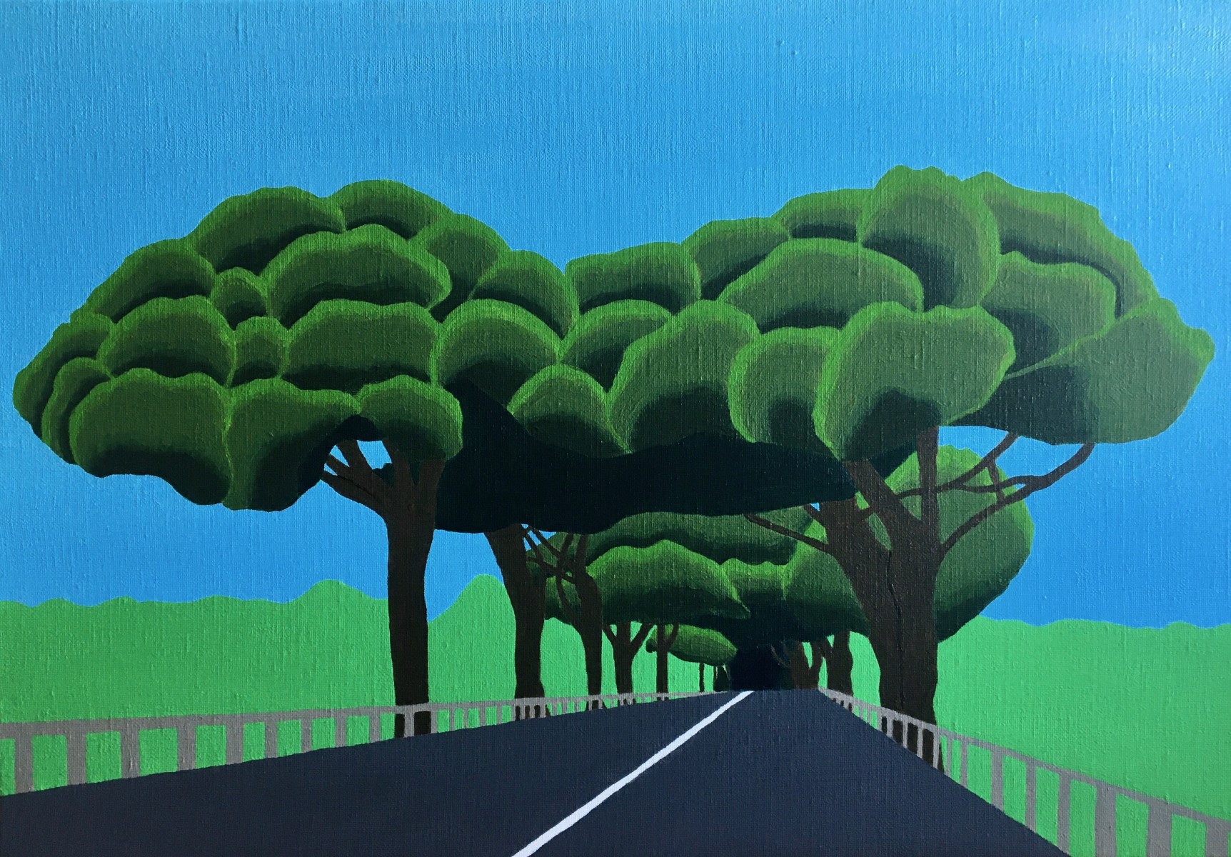 Dans les pins parasols, de Odile Raoul The Art Cycle