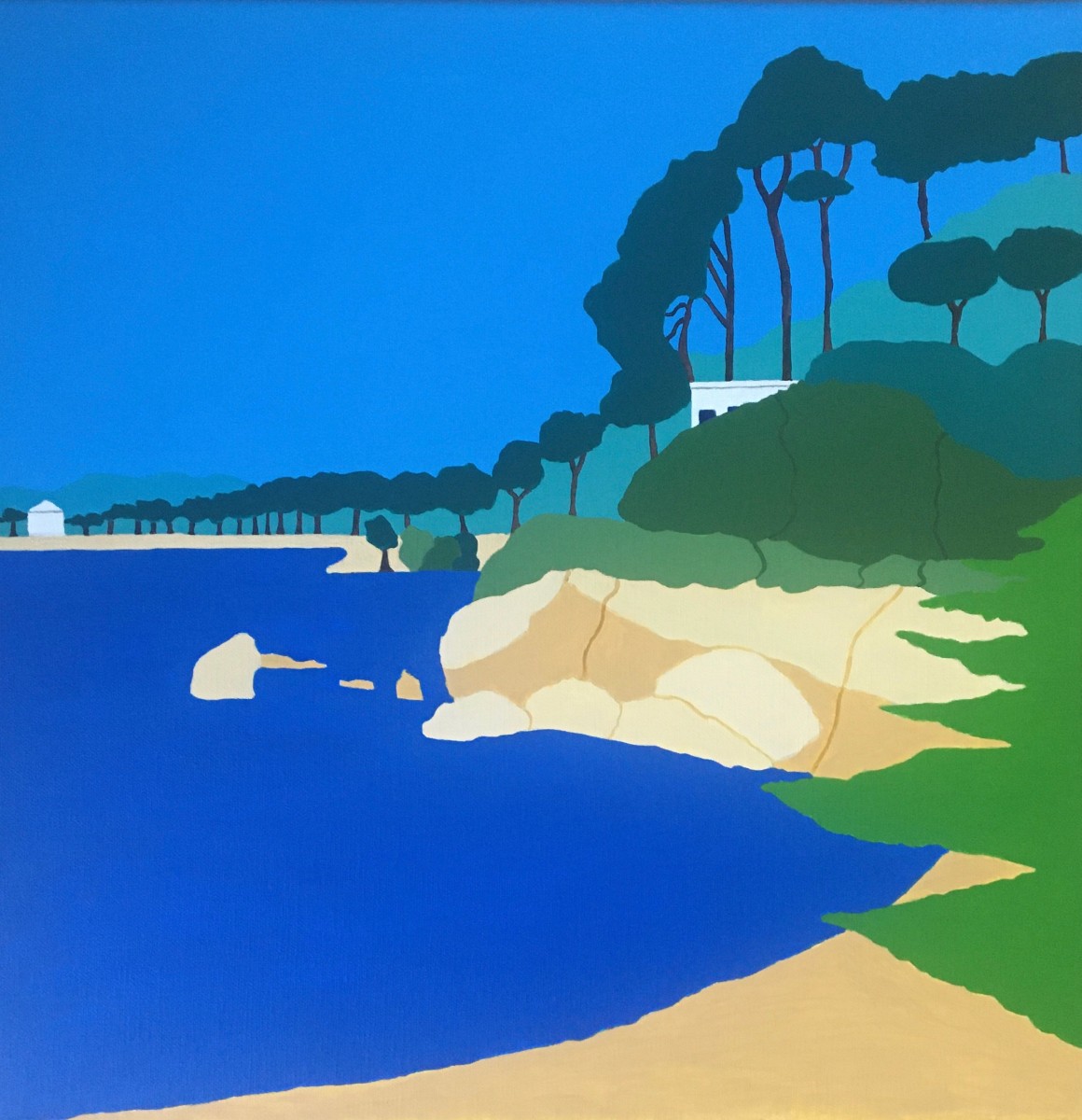 Le cap d'Antibes, de Odile Raoul The Art Cycle