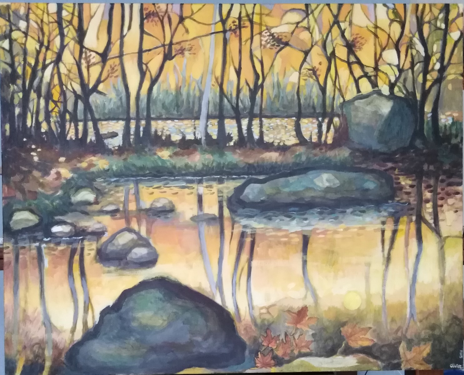 Paysage d'Automne, de Olivier Le Gac The Art Cycle