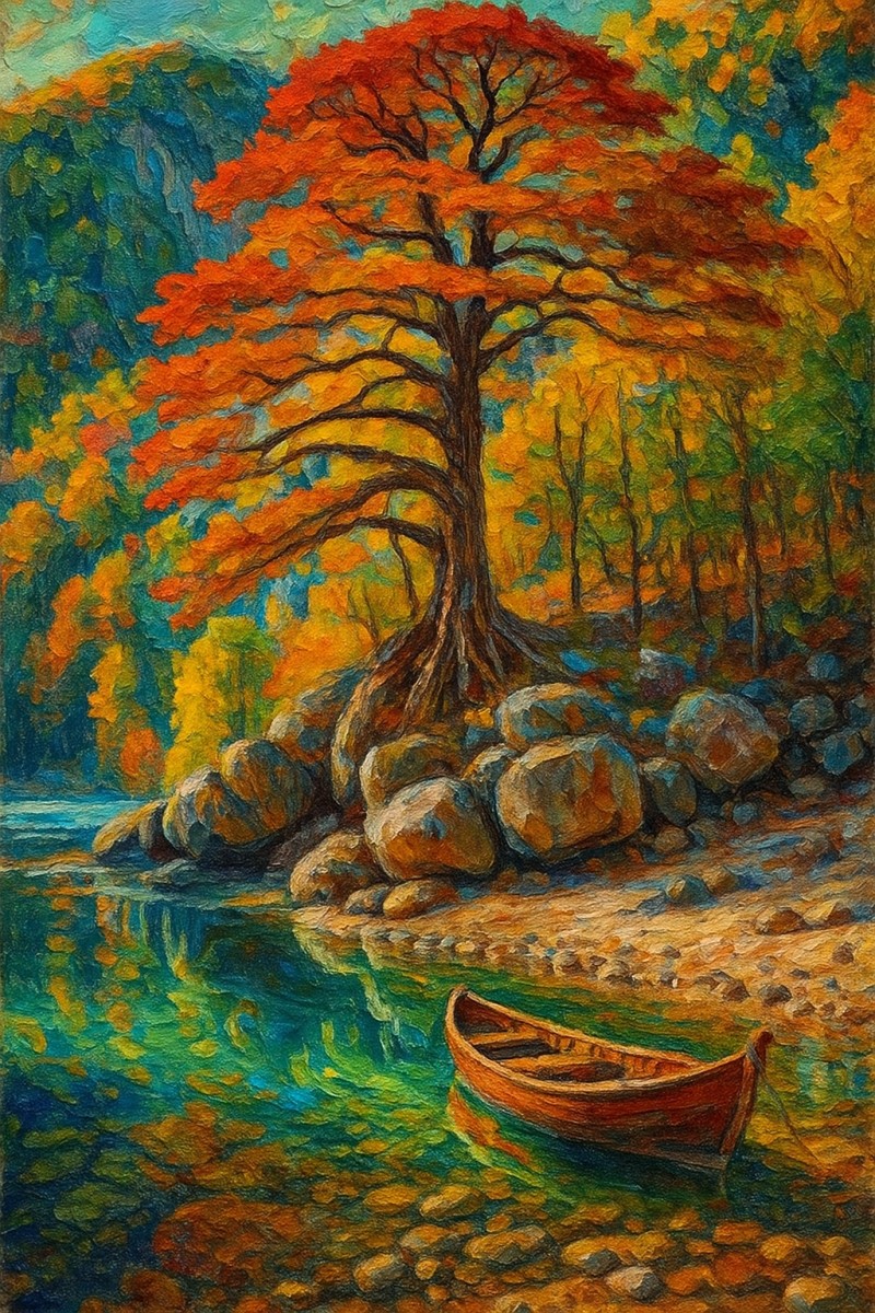 Arbre d'automne, de Pambisso The Art Cycle