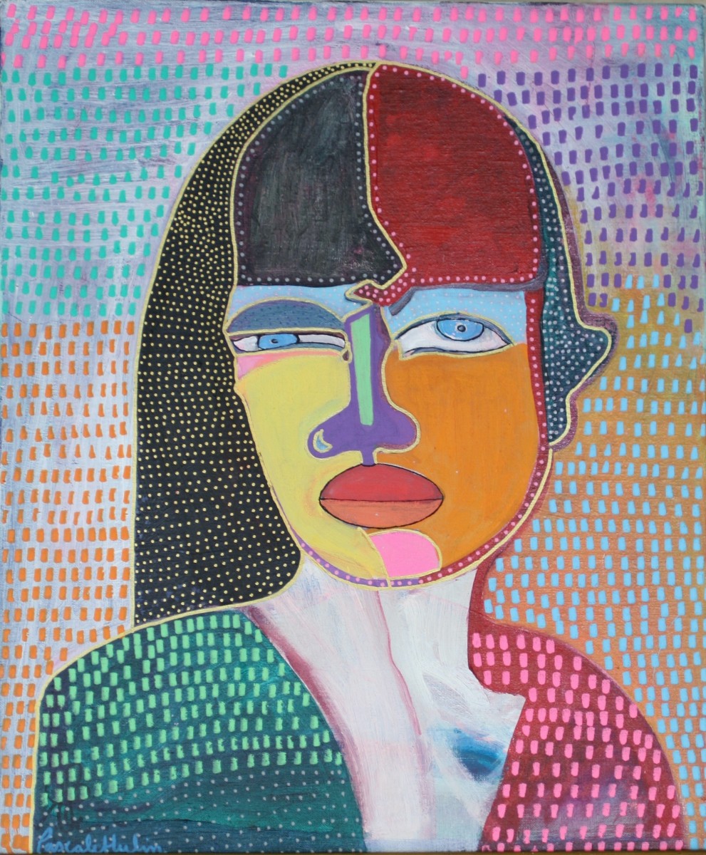 Portrait féminin, de Pascale Hulin The Art Cycle