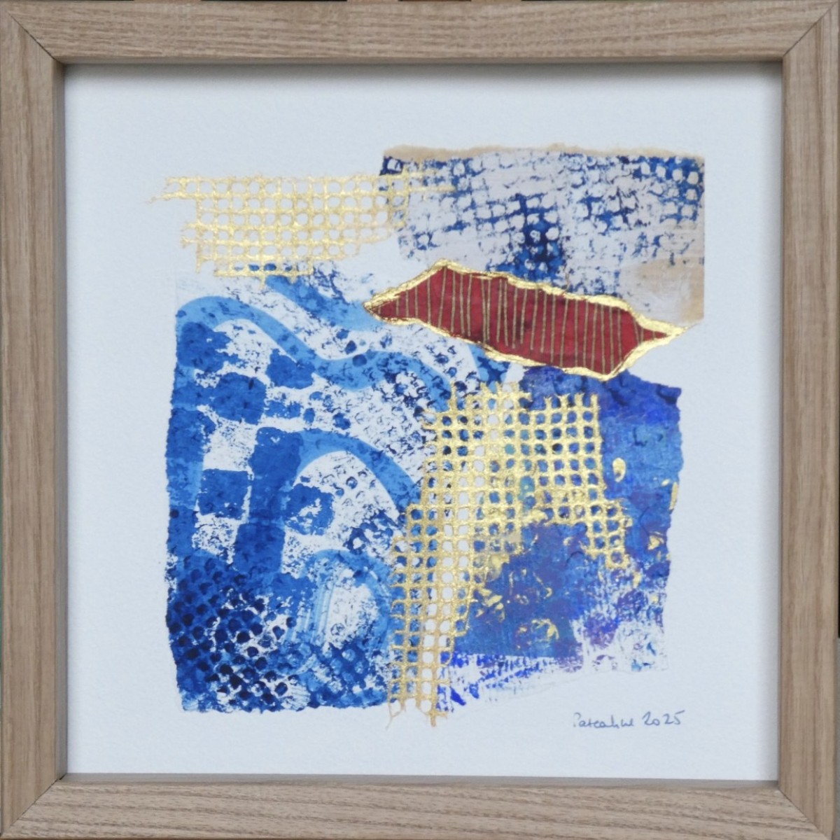 Bleu et rouge, de Pascaline Fontaine The Art Cycle