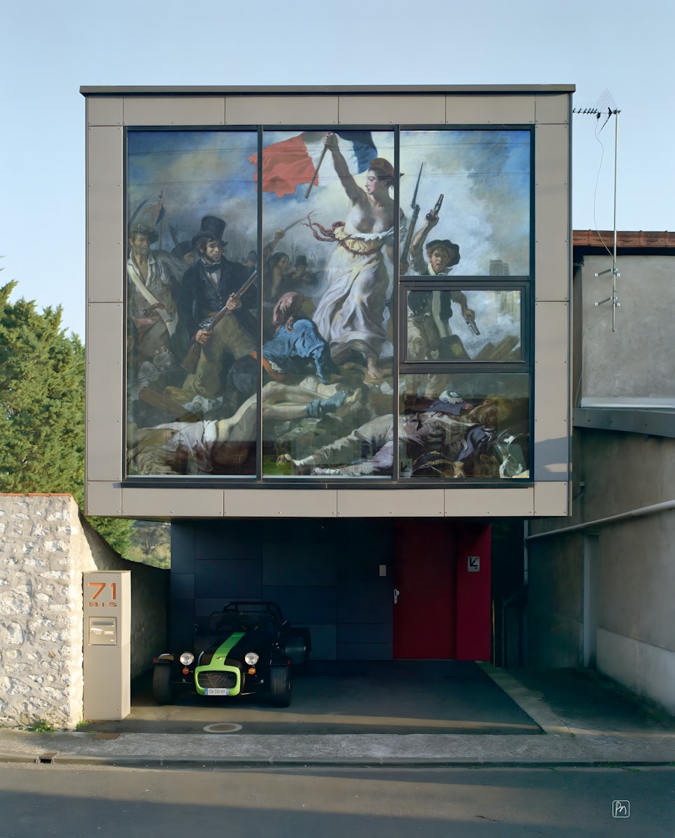 La liberté, de Delacroix - Remix, de Pascal Maupas The Art Cycle