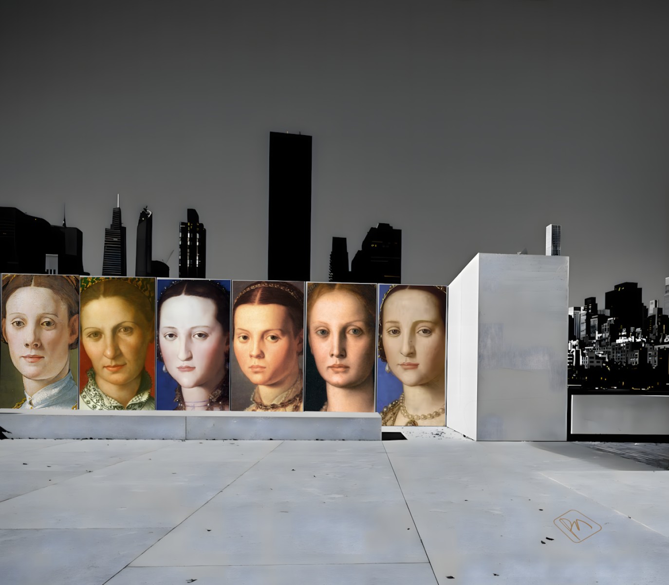 Portraits, de Bronzino - Remix   2025, de Pascal Maupas The Art Cycle