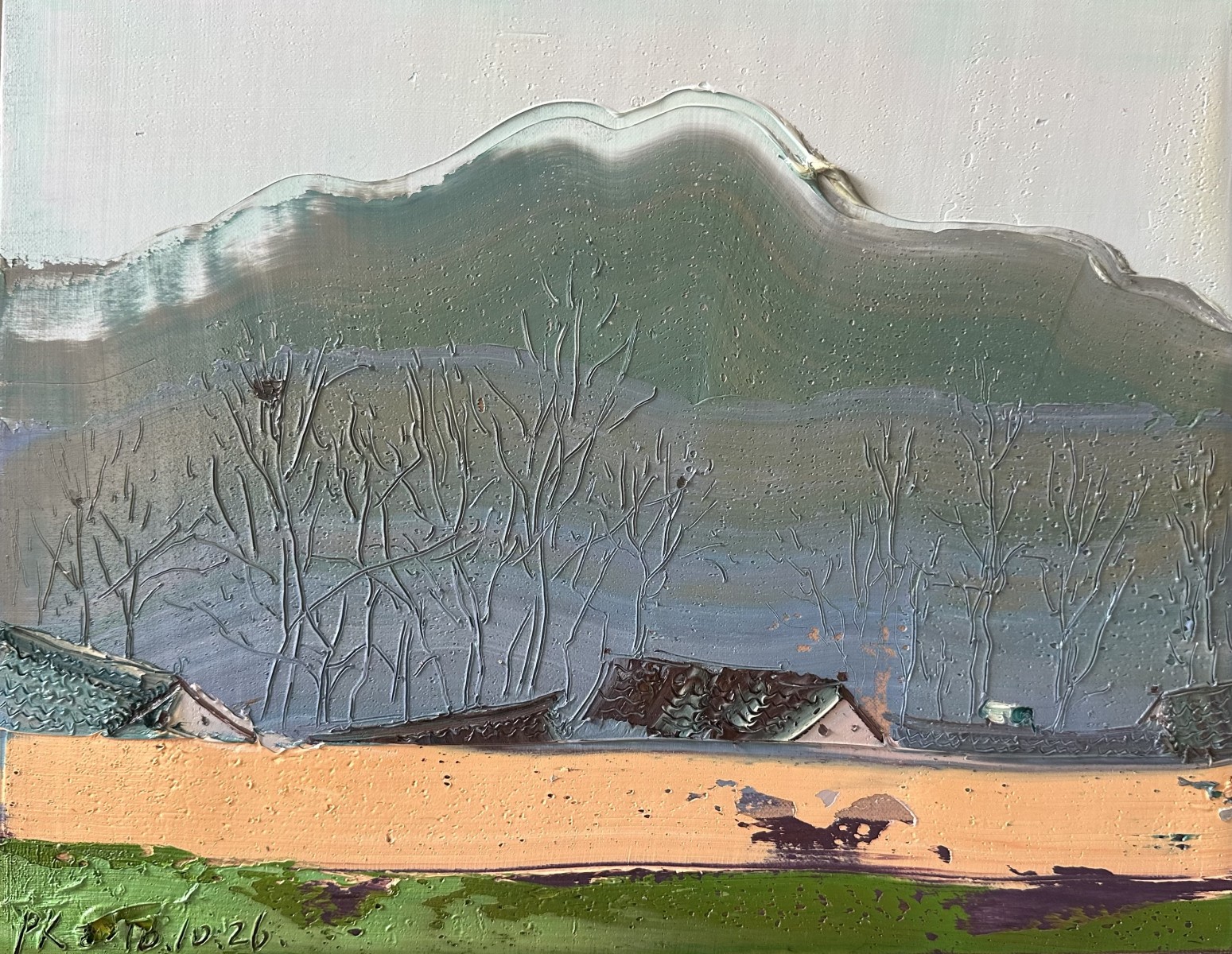 Au pied de la montagne, de Peng Kang The Art Cycle