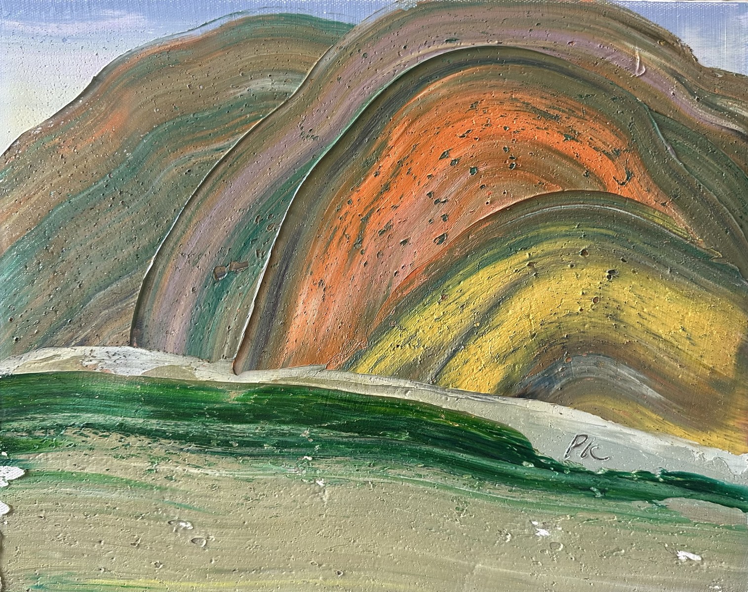 La grande montagne, de Peng Kang The Art Cycle