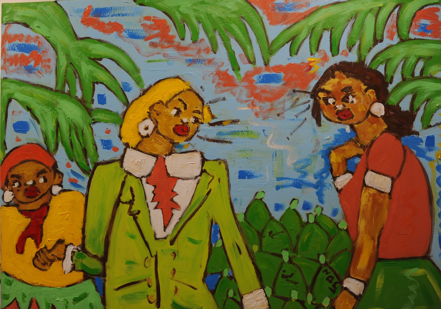 Conversation au sommet, de Nos-ph The Art Cycle