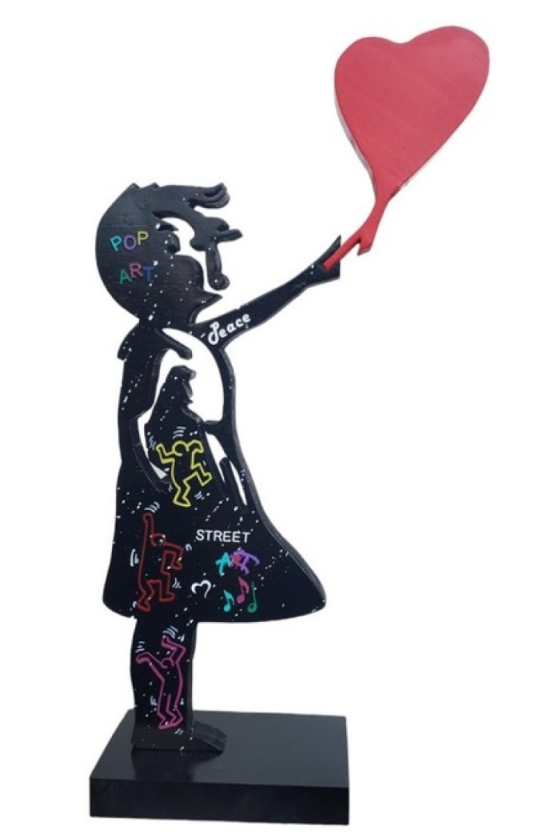 Banksywood danseurs Haring color, de Ravi Rassat The Art Cycle