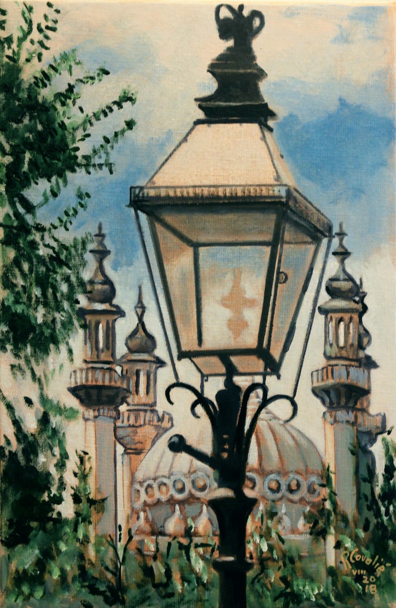 N1059 Brighton Royal Pavillon, de R Cavalié The Art Cycle