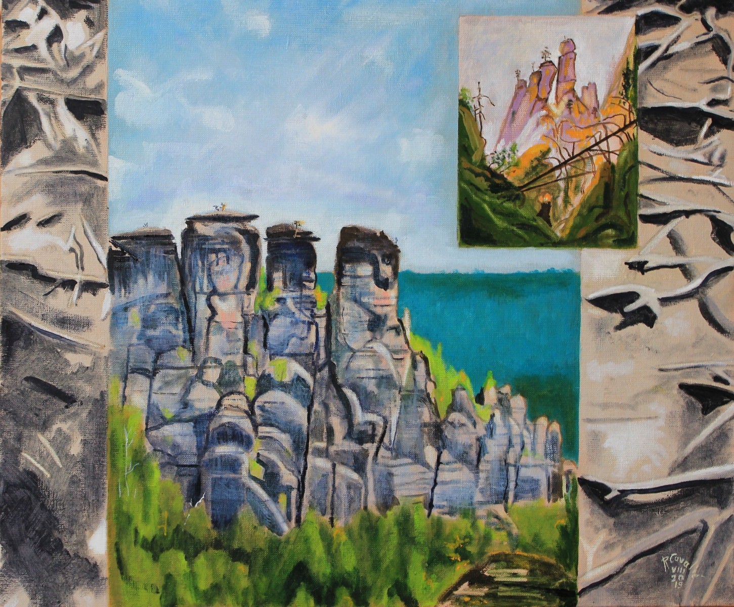 N1092 Elbsansteingebirge, de R Cavalié The Art Cycle