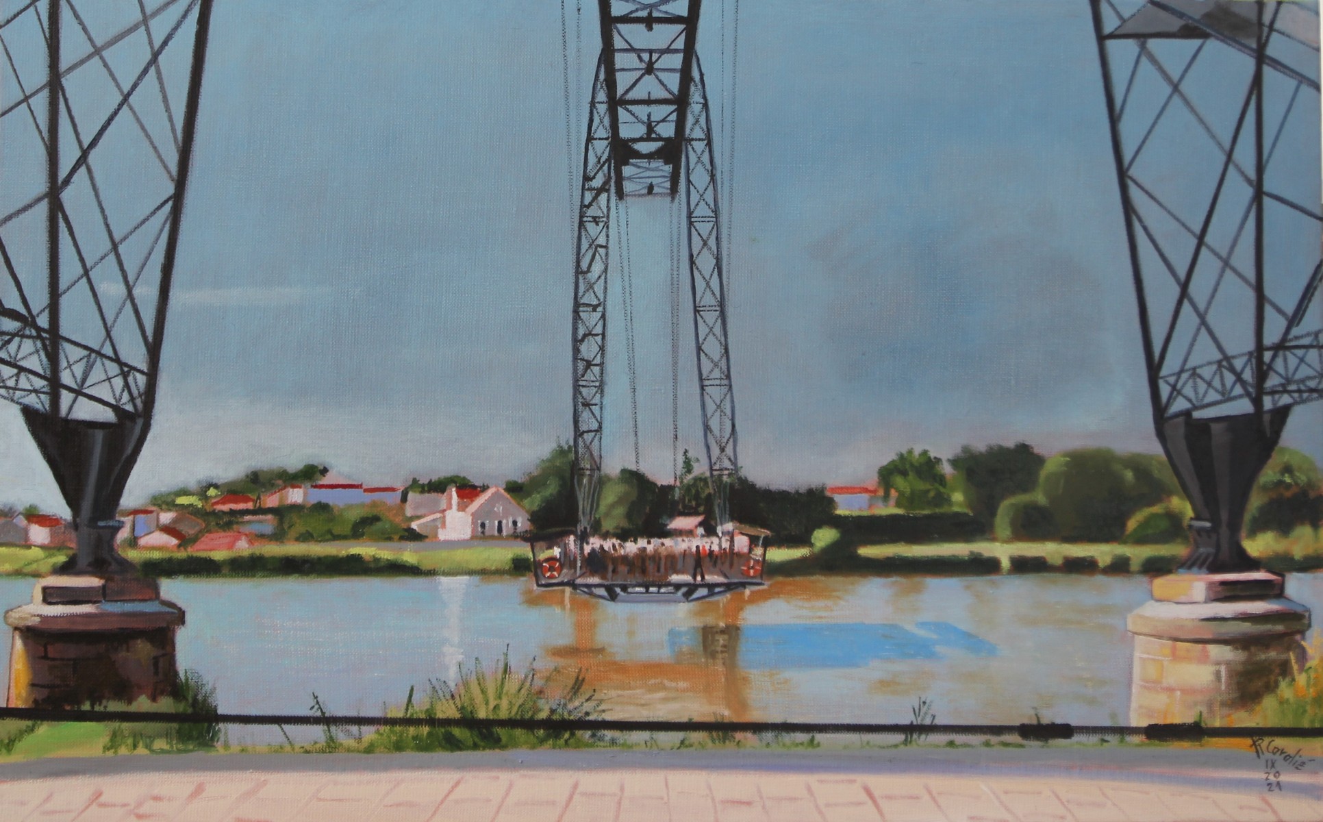 N 1176  Rochefort  Au transbordeur 2, de R Cavalié The Art Cycle