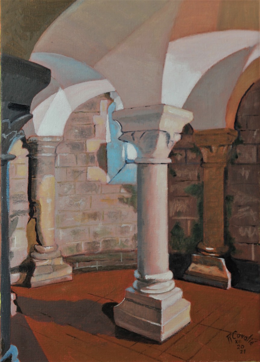N1182 île d Aix crypte Abbatiale, de R Cavalié The Art Cycle