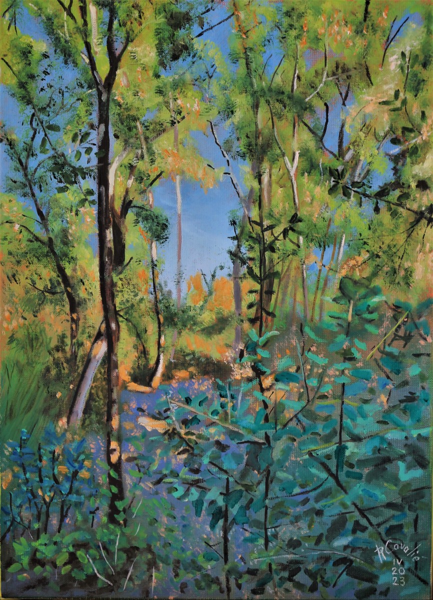 N1219 Oléron, dans le bois de Vertbois, de R Cavalié The Art Cycle