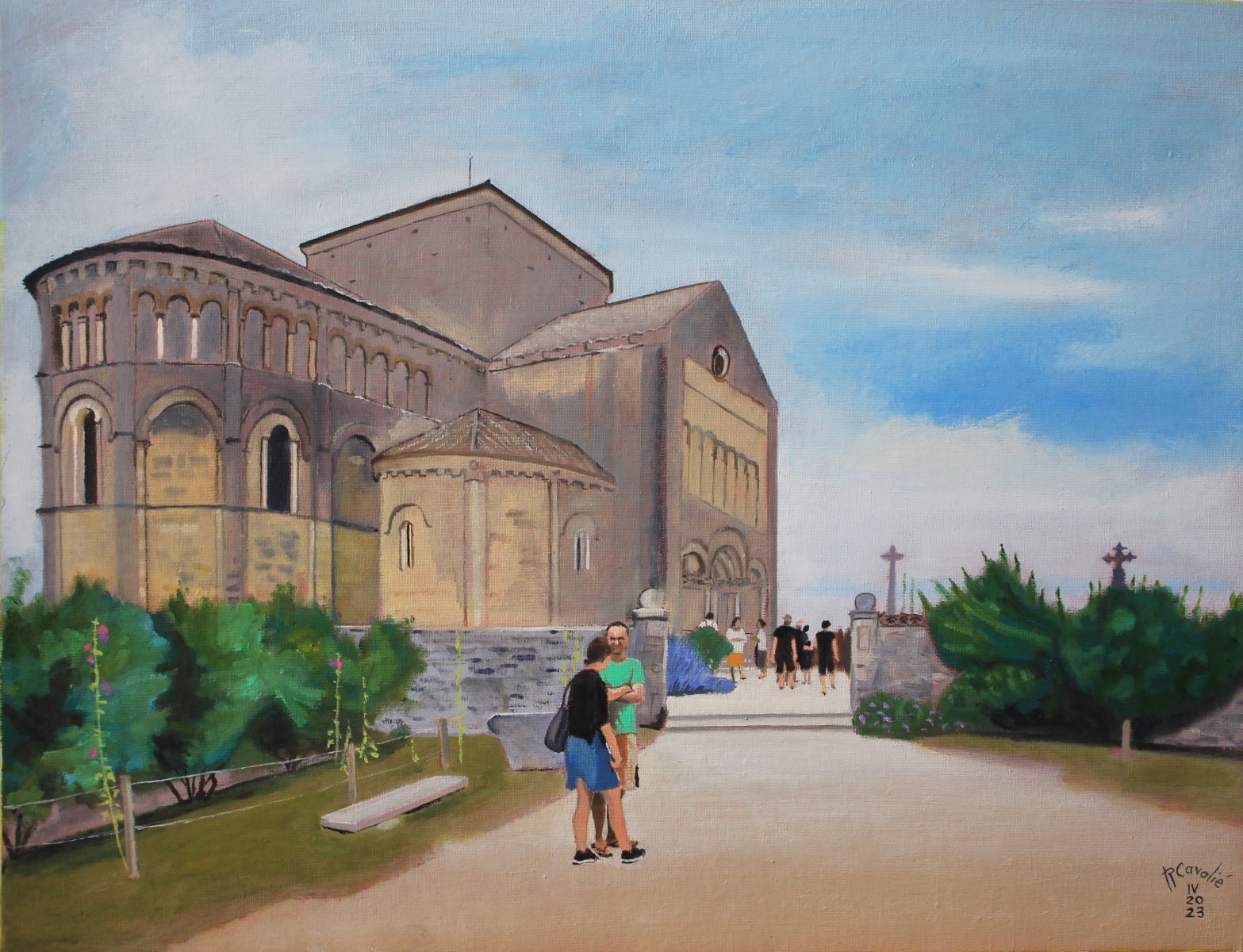 N° 1220 Talmont. Eglise Sainte Radegonde, de R Cavalié The Art Cycle