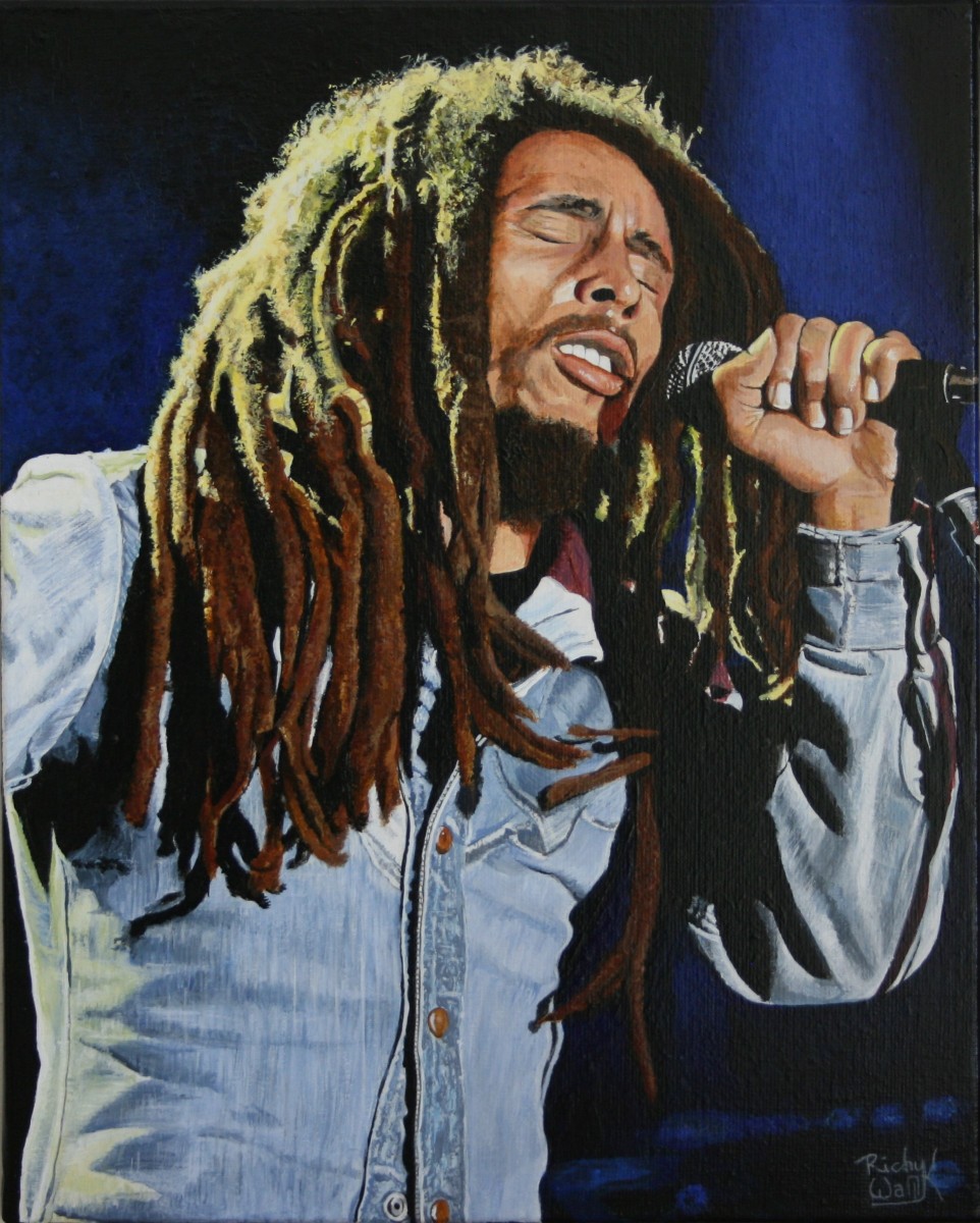Bob Marley, de Richy Wam K The Art Cycle