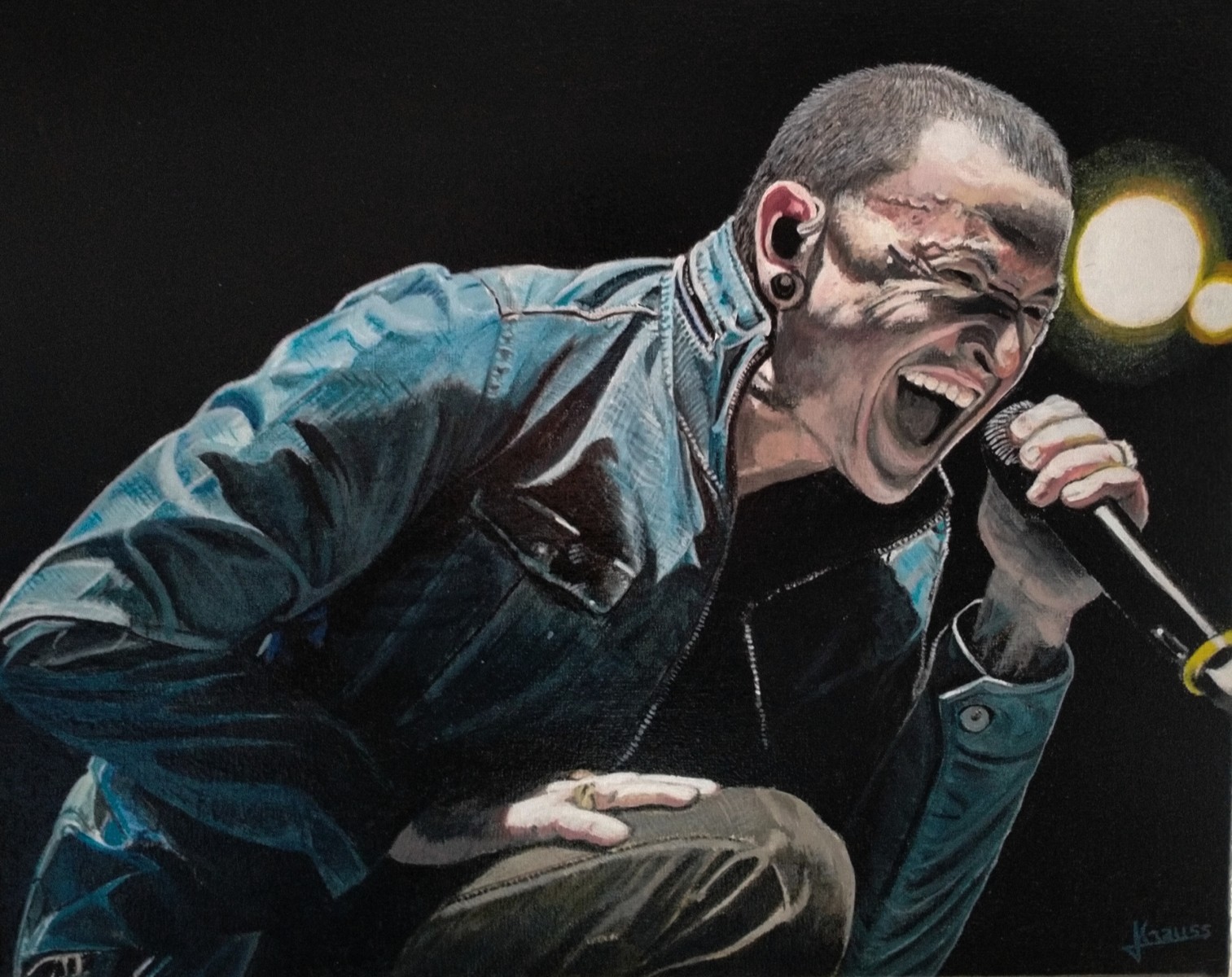 Chester Bennington, de Richy Wam K The Art Cycle