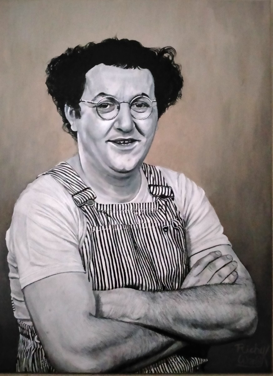Coluche, de Richy Wam K The Art Cycle