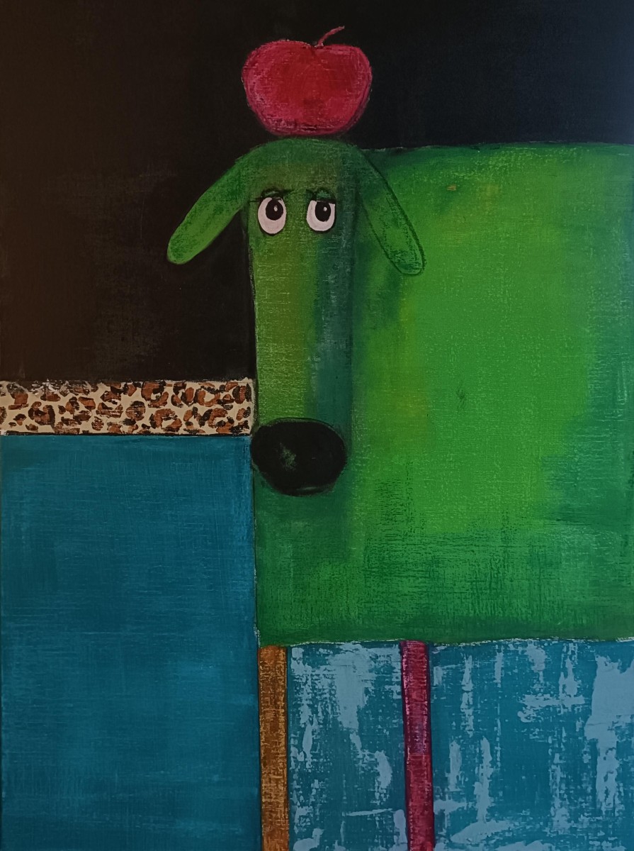 Le chien vert, de Rose-Marie Torre Prost The Art Cycle