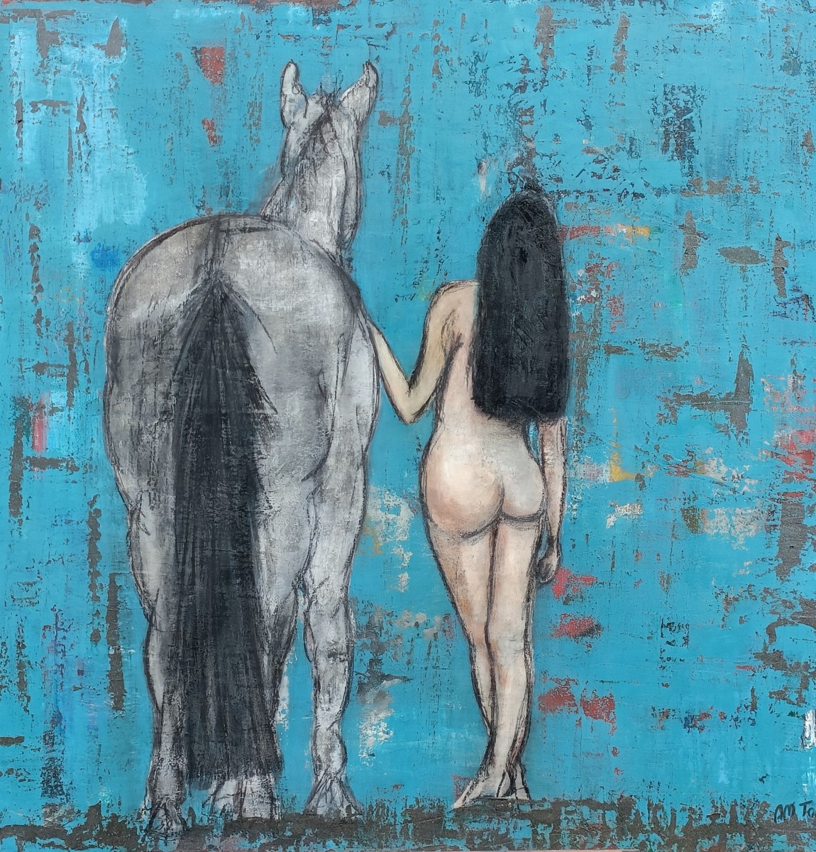 Cheval et nu, de Rose-Marie Torre Prost The Art Cycle