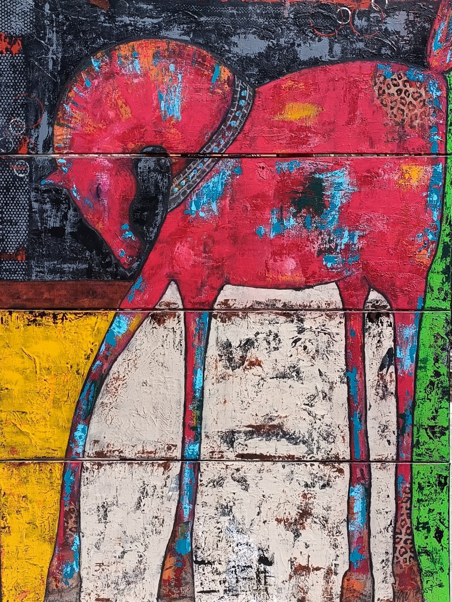 Cheval Rouge, de Rose-Marie Torre Prost The Art Cycle