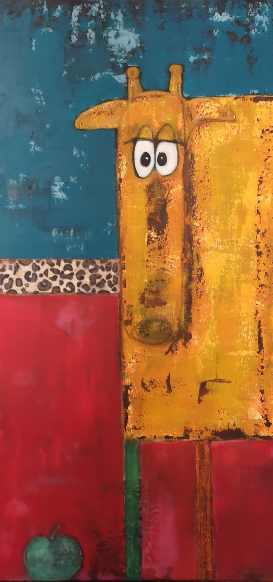 Girafe jaune, de Rose-Marie Torre Prost The Art Cycle