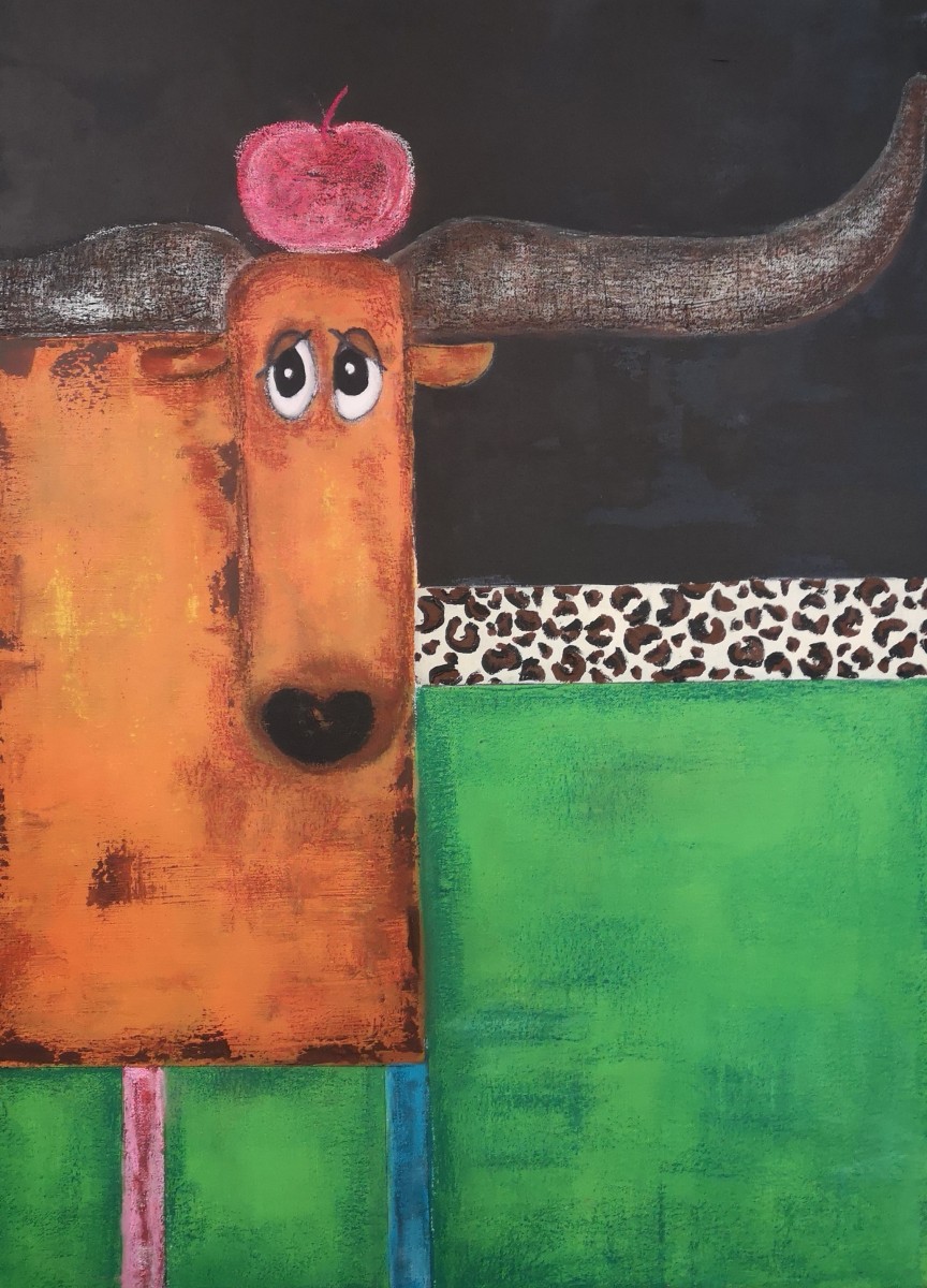 La Vache Organge, de Rose Marie Prost The Art Cycle