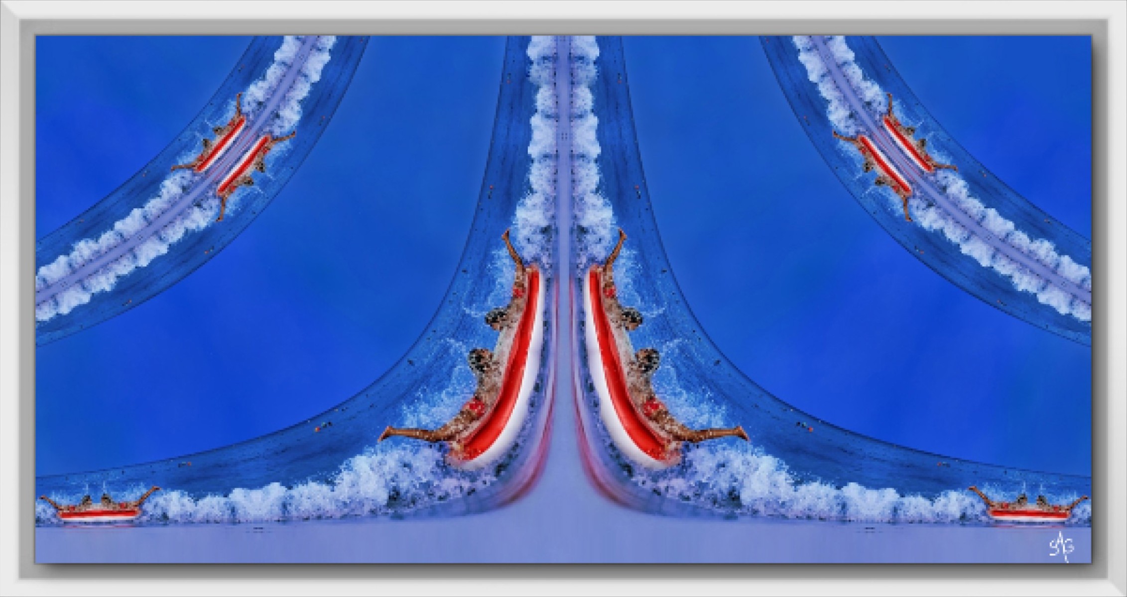 Ocean Splash, de Sabine Sag The Art Cycle