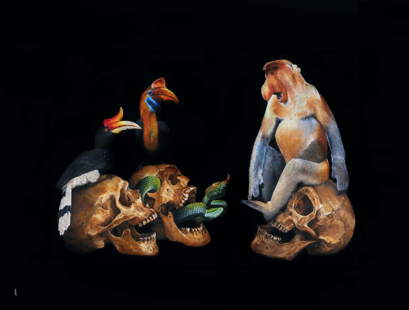 Memento Mori de Bornéo, de Sailev The Art Cycle