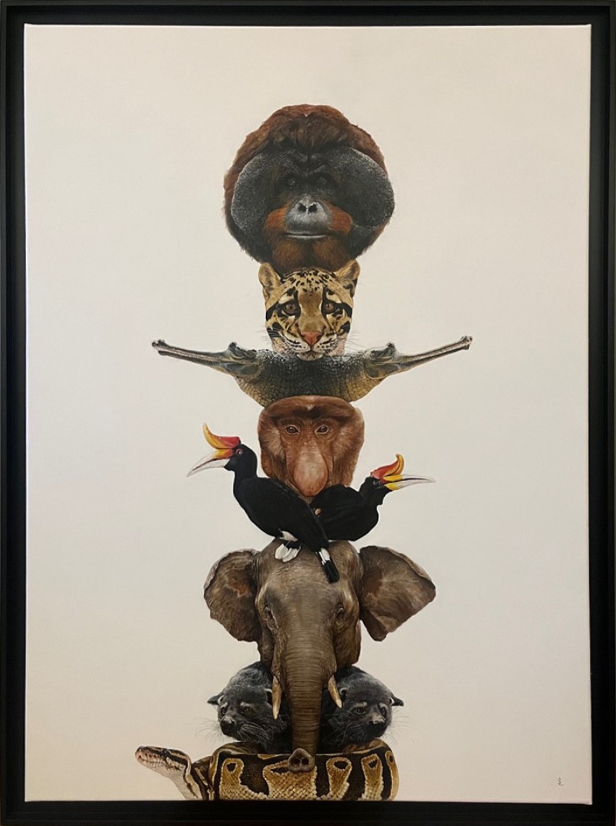 Totems de Bornéo, de Sailev The Art Cycle