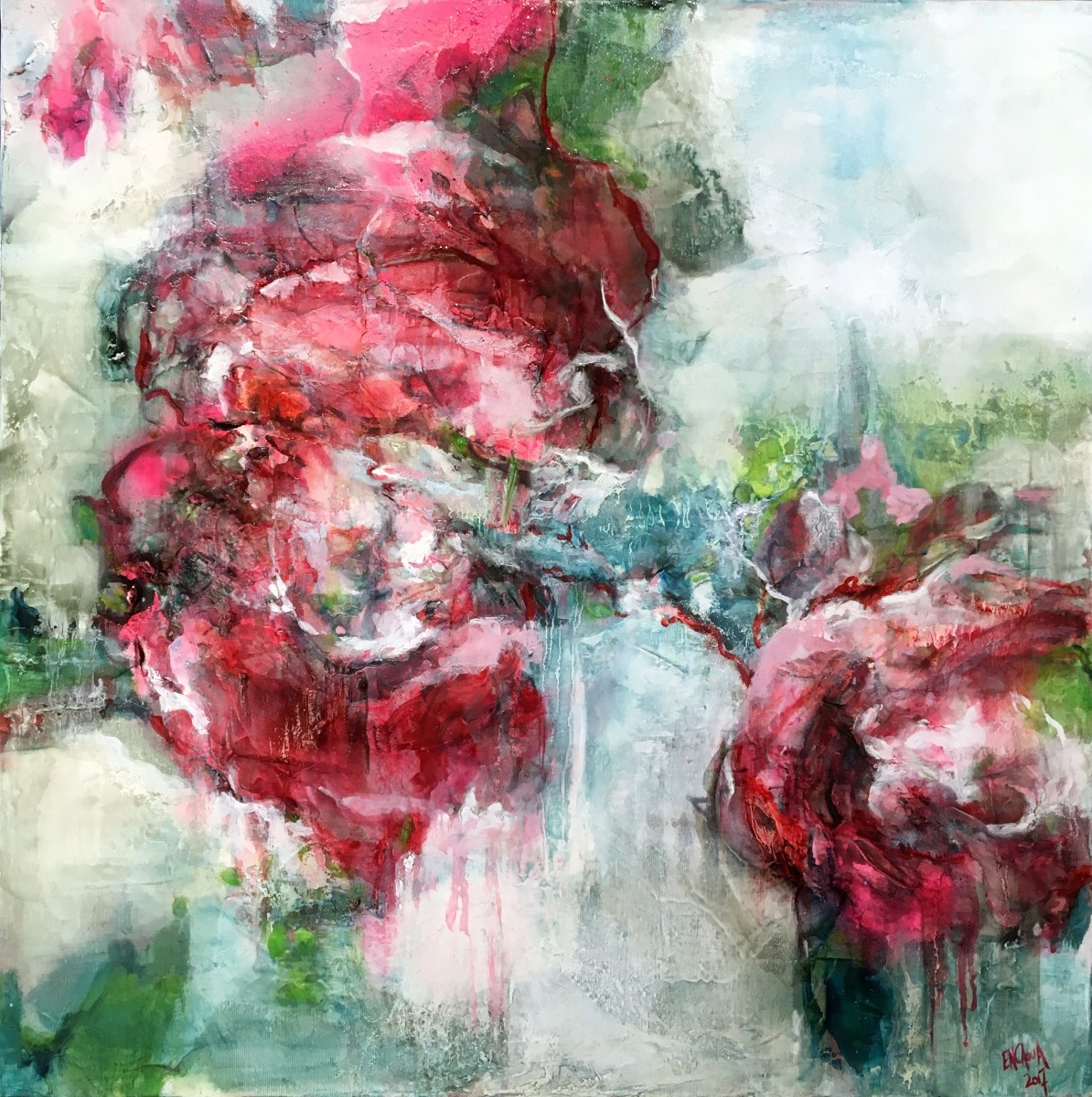 La guerre des roses, de Sandra Encaoua The Art Cycle