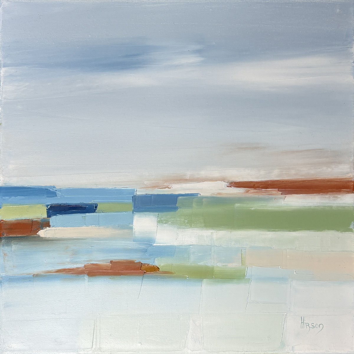 Entre ciel et terre 4, de Sandrine Hirson The Art Cycle
