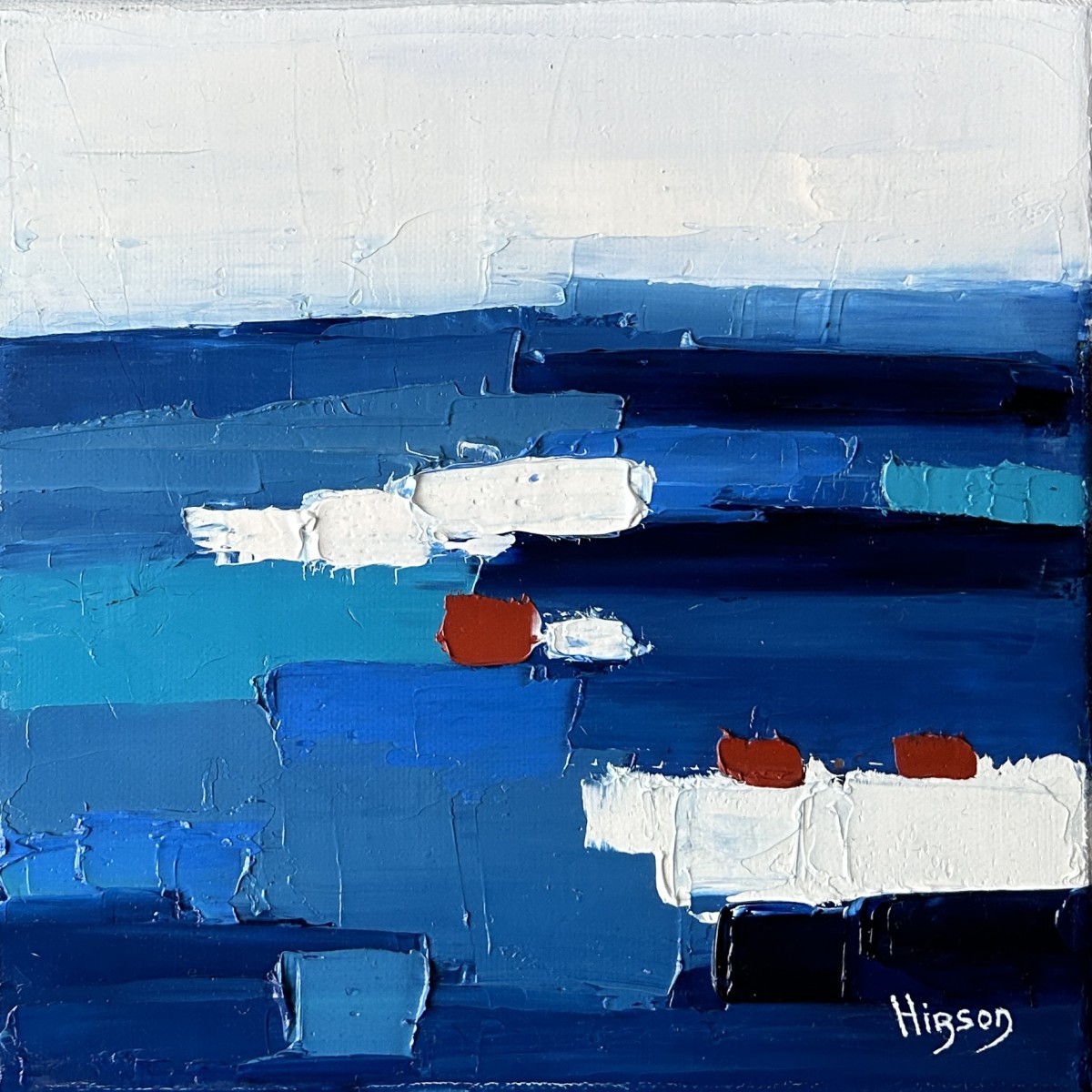 Infiment bleu 2, de Sandrine Hirson The Art Cycle