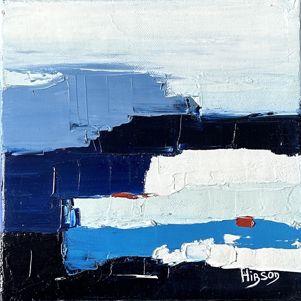 Infiniment bleu 1, de Sandrine Hirson The Art Cycle