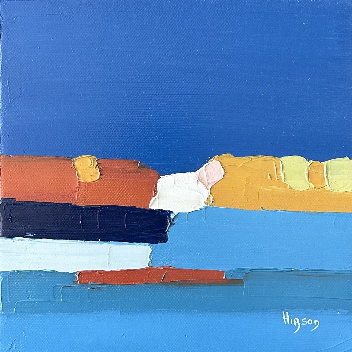 Infiniment bleu 12, de Sandrine Hirson The Art Cycle