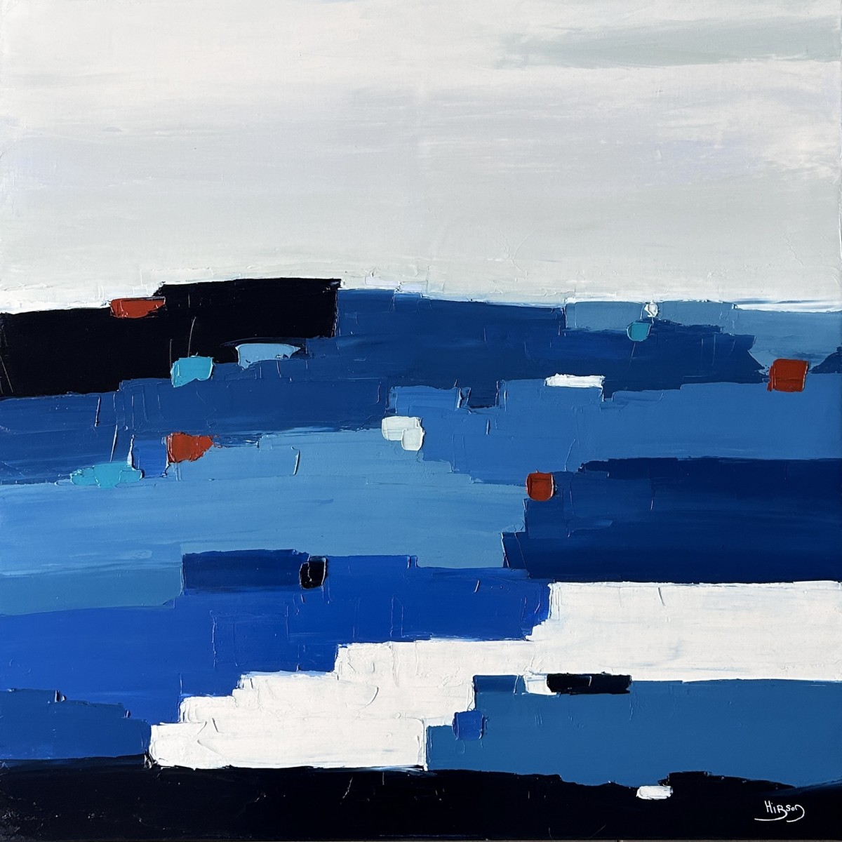 Infiniment bleu 6, de Sandrine Hirson The Art Cycle