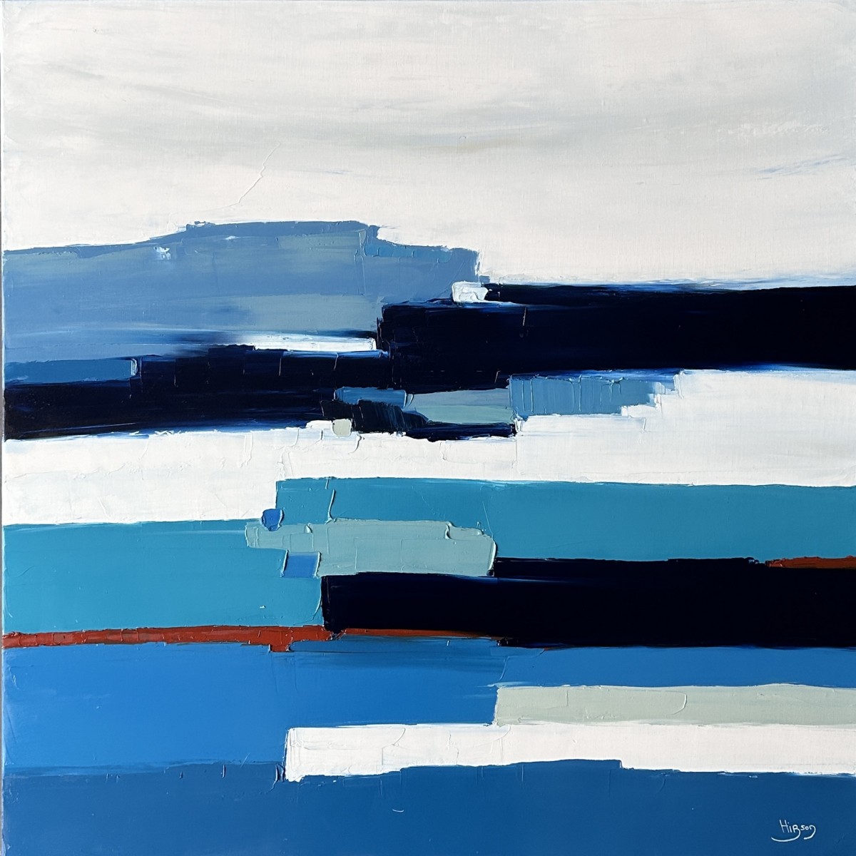 Infiniment bleu 7, de Sandrine Hirson The Art Cycle
