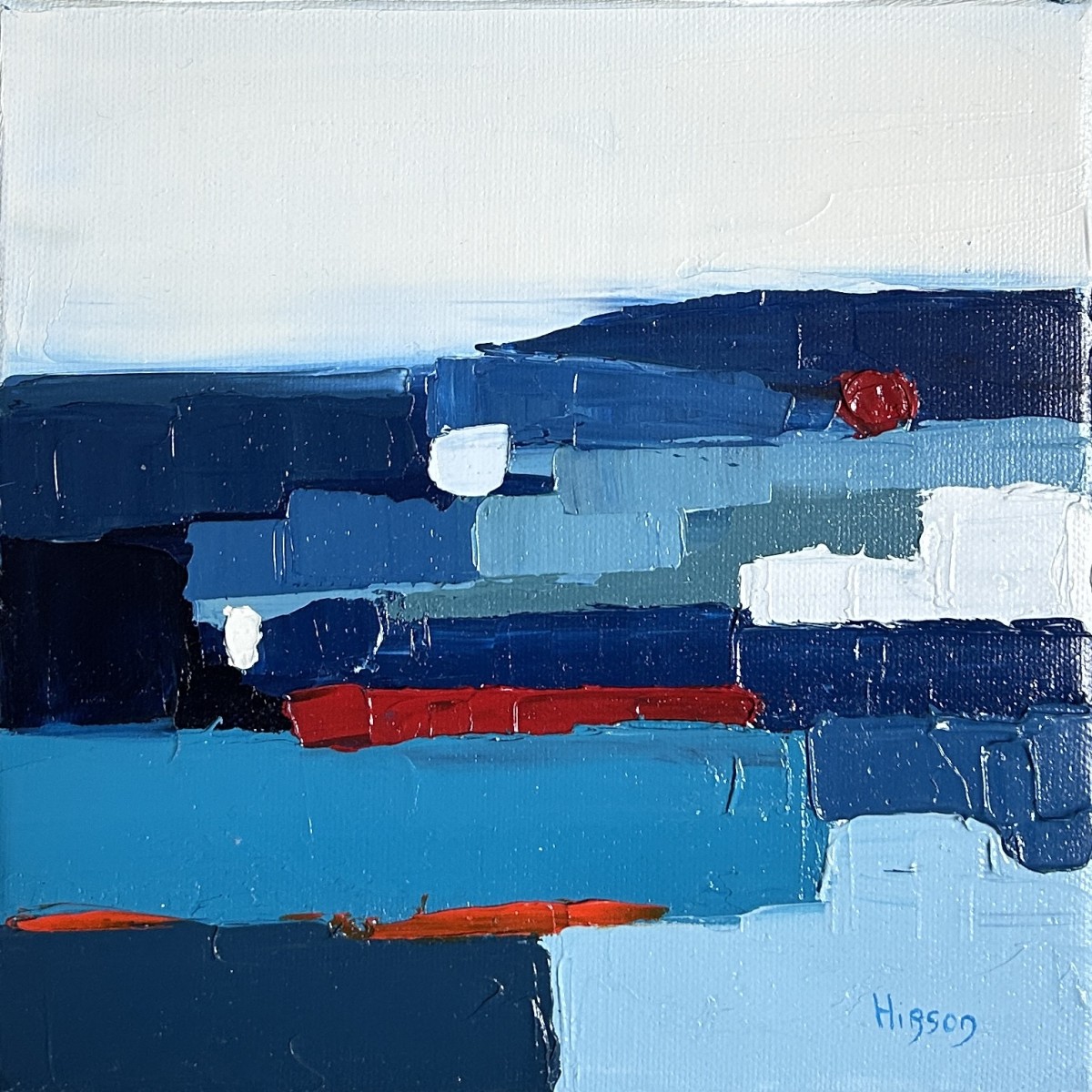 Infiniment bleu 8, de Sandrine Hirson The Art Cycle